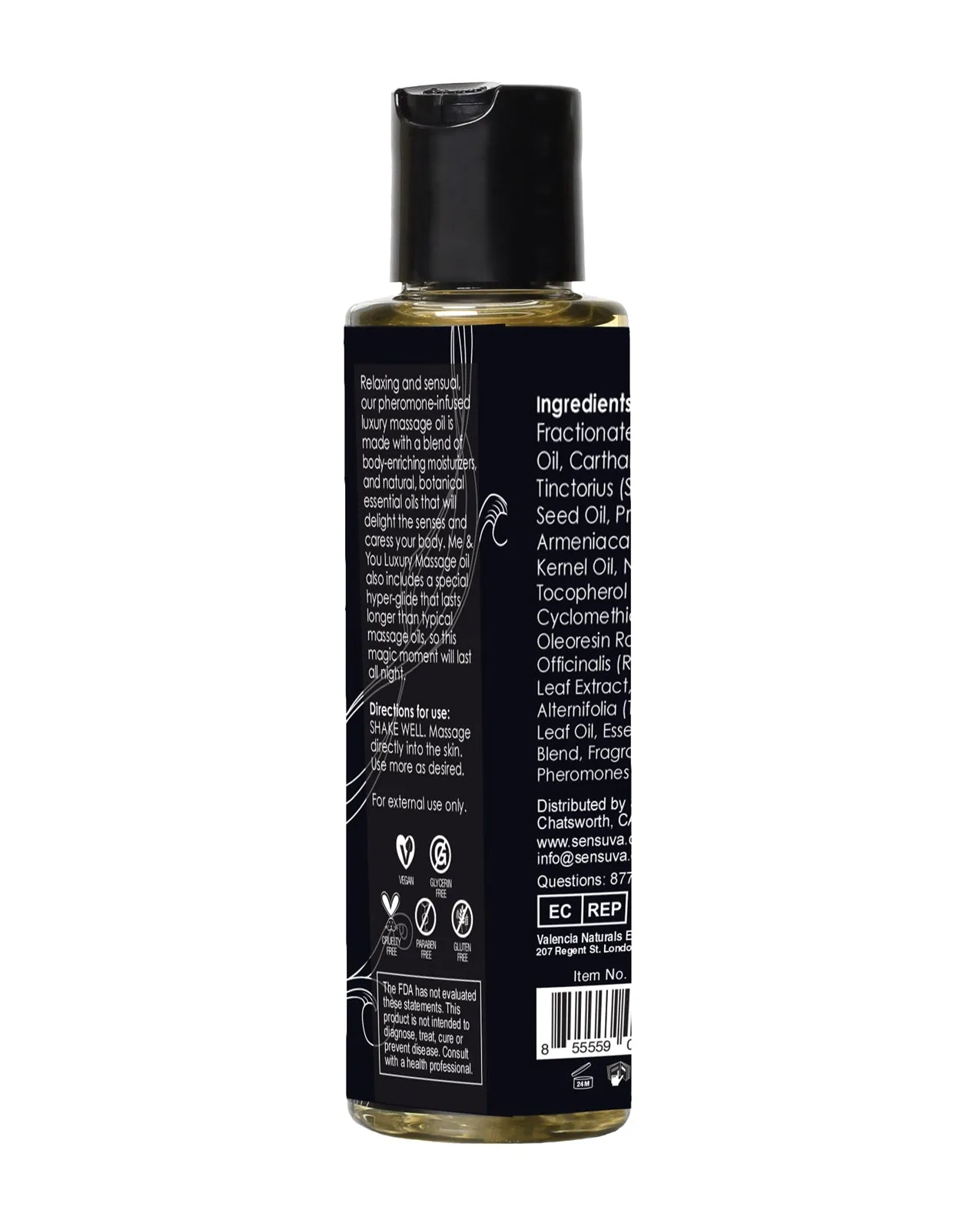 Sensuva ME & YOU Massage Oil Berry Flirty