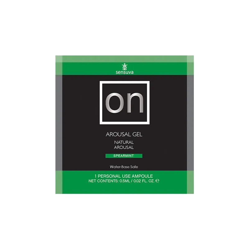 Sensuva On Arousal Gel Spearmint 6 ml Single-Use Packet