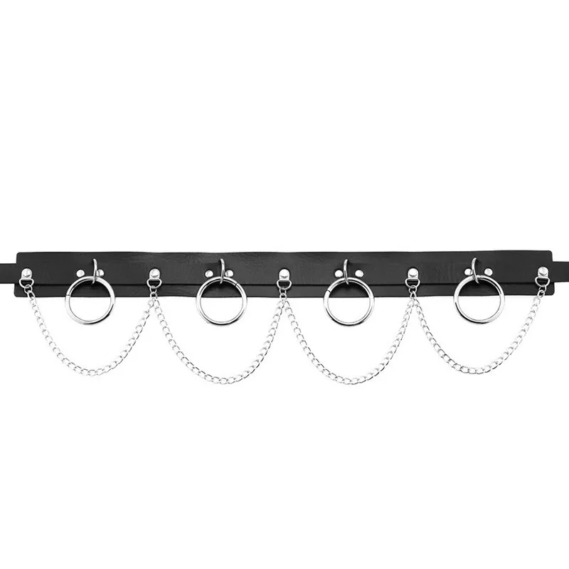 Sexy Women's Belt with Rings and Chains / Fashion Body Accessories