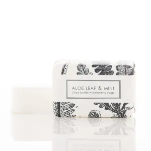 Shea Butter Bath Bar (Aloe Leaf   Mint)