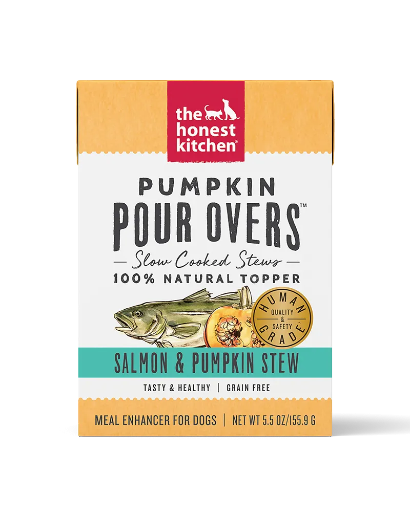 The Honest Kitchen Pumpkin Pour Over - Salmon Stew for Dogs 5.5oz