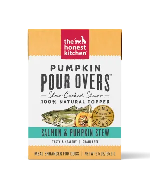 The Honest Kitchen Pumpkin Pour Over - Salmon Stew for Dogs 5.5oz