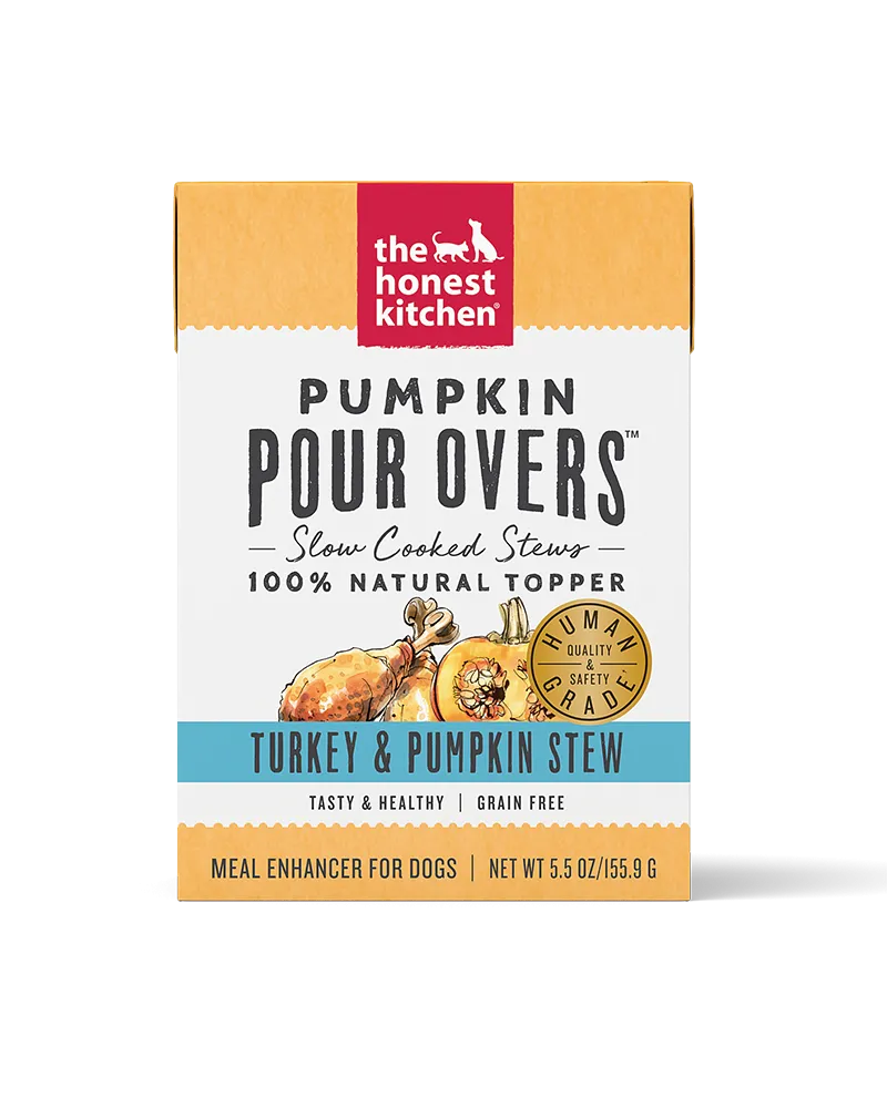 The Honest Kitchen Pumpkin Pour Over - Turkey Stew for Dogs 5.5oz