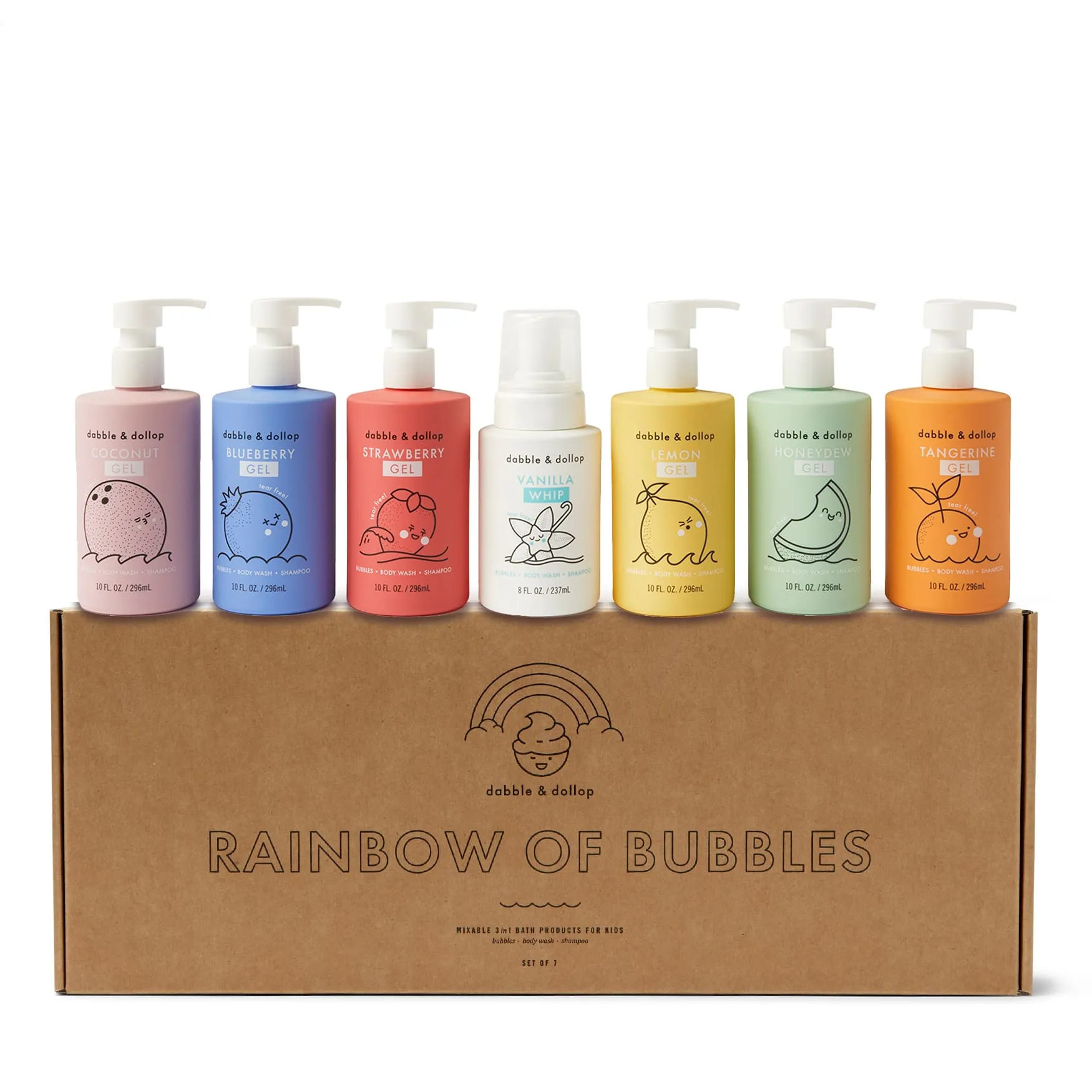 The Rainbow of Bubbles Ultimate Bath Set