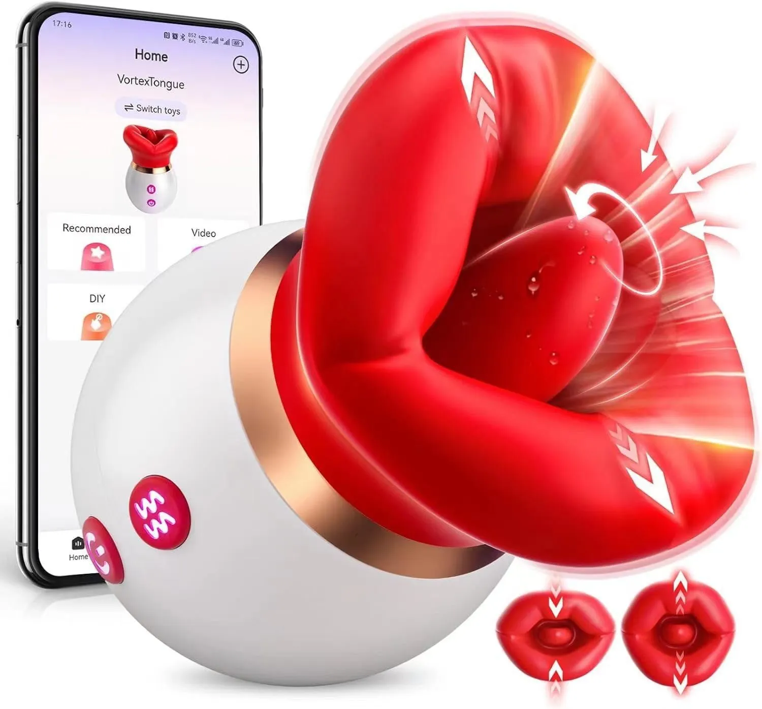 Tongue Licking Masturbation Device