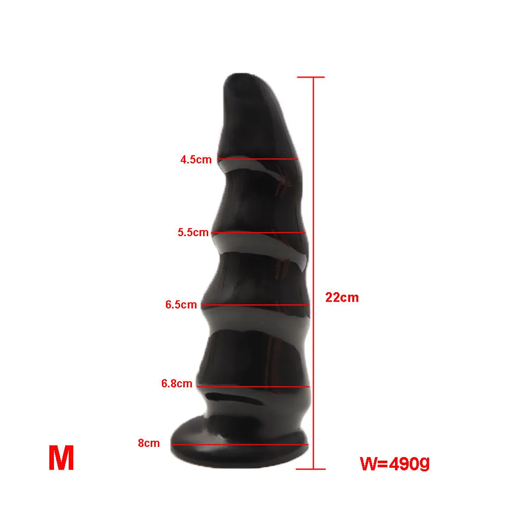 Wave Back Court Anal Plug