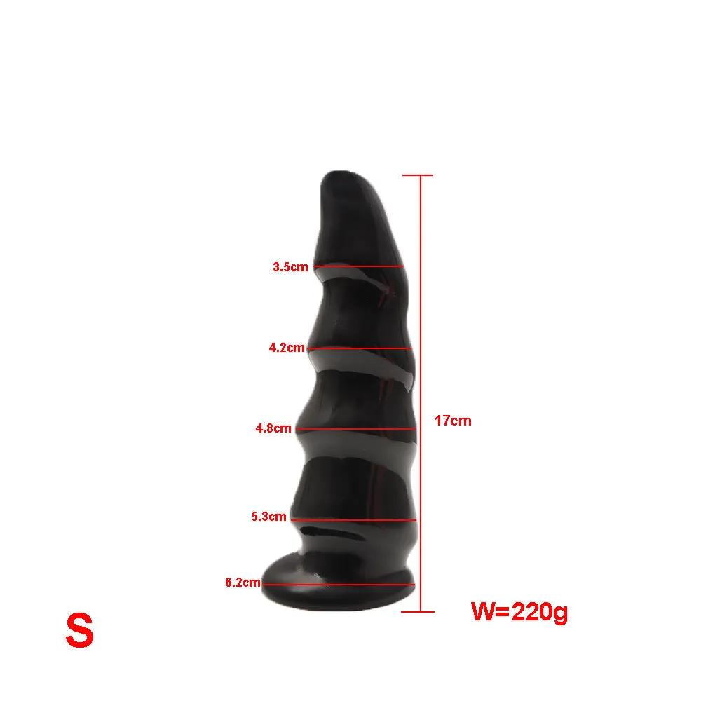 Wave Back Court Anal Plug