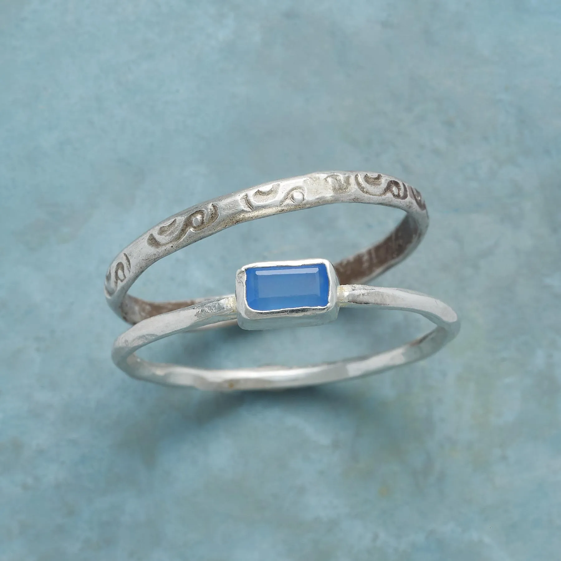 Wave Rider Ring Duo