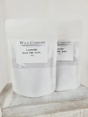 Wild Comfort Body Care, All Natural Goats Milk Bath- Lavender