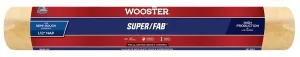 Wooster R240-18 Roller Cover, 1/2 in Thick Nap, 18 in L, Knit Fabric Cover, Golden Yellow :EA: QUANTITY: 1