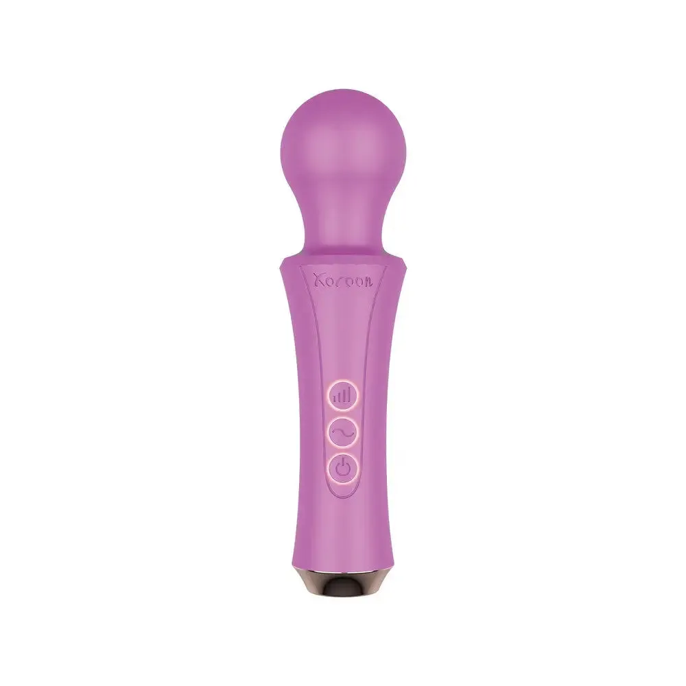 Xocoon Silicone Purple Rechargeable Multi Speed Massage Wand